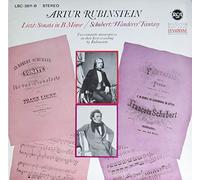 Rubinstein. - Artur Rubinstein. Liszt: Sonata in B Minor. Schubert: Wanderer-Fantasy. Vinyl LP RCA LSC-2871-B