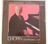 Rubinstein - Chopin. Klavierkonzert e-moll. Konzert Nr. 1 für Klavier und Orchester. Artur Rubinstein. New Symphony Orchestra of London. Vinyl LP.