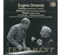 PROKOFIEV Symphony No.1 , BEETHOVEN Piano Concerto No.5 , SIBELIUS Symphony No.2