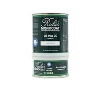 Rubio Monocoat Oil Finish for Wood 14 m² - Chocolate | Oil Plus 2C | Flaxseed Oil, Quick Drying for Indoor Wood, Includes Accelerator (Part B) | Protection 350 ml