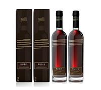 Rubis Chocolate Wine IWSC Gold Award Winner | 2 Bottle Pack | Tempranillo Dessert Wine 15% ABV | 50cl Luxury Gift Box | Christmas Treat
