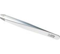 Rubis Classic Stainless Steel Slanted Tweezers for Precise Eyebrows and Hair Removal, 1K105, White,Rubis Switzerland Swiss Made World Renowned Precision
