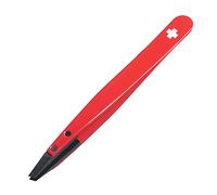 Ru lassic Techno Swiss Cross Tweezers, Epoxy Coated Stainless Steel for Precise Eyebrows and Hair Removal 1KS101,Rubis Switzerland Swiss Made World Renowned Precision