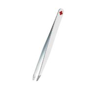 Ru lassic Tweezers Slant Tips Satin White