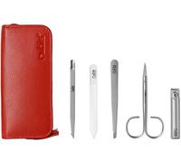 Rubis Manicure Set with Nail Scissors, Nail File, Nail Clippers, Tweezers - Nail Set 5 Pieces - Nail Care Set