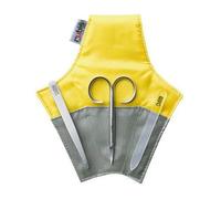 Rubis Midnight Manicure Set Gray Yellow 1K419GY Tweezers Scissors and Nail File