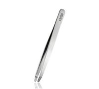 Rubis Safety Tweezers Round - Skin-friendly Rounded Tweezers for Eyebrow Plucking - Round Tip