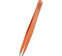 Rubis Slanted tweezers, non-slip, tweezers, tweezers, eyebrows, orange
