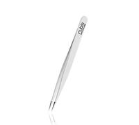 Rubis Splinter Tweezers - Pointed Tweezers for Splitters and Ingrown Hair - Pointed Tweezers (White)