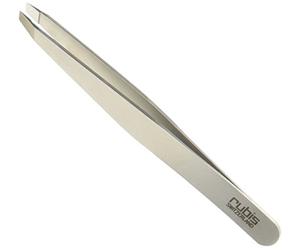 Rubis Switzerland Stainless Steel Silver/Metalic Slanted Tweezer (Swiss Made)