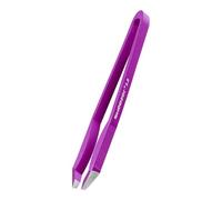 Rubis Switzerland Tweezer Sweezer 2.0 - Slanted Eyebrow Tweezers - Handcrafted Precision Aluminium eco Tweezers - Purple