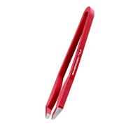 Rubis Switzerland Tweezer Sweezer 2.0 - Slanted Eyebrow Tweezers - Handcrafted Precision Aluminium eco Tweezers- red