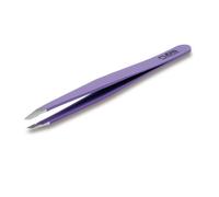 Rubis Switzerland Tweezer Classic Satin Mauve, Stainless Steel, Anti-Rust, Acid-Resistant, Surgical Steel Made In Switzerland