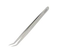 Rubis Volume Rush Stainless Steel Eyelash Tweezers with Angled Tips for Attaching False Eyelashes 1KVR02 Rubis Switzerland Swiss Made World Reno