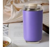 RUBIZA Coffee Travel Mug 240ml Leakproof Stainless Steel Insulated Cup Reusable Thermal Flask for Hot and Cold Drinks Eco Friendly Tumbler for Office Commuting and Travel (Blue)