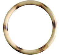 Rubruan Wicker Ring for Martial Arts Training - Natural Rattan Circle for Wing Chun, Shaolin, Kung Fu - Available in Plain or Charred Pattern Variants