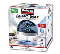 Rubson Aero 360 Luftentfeuchter, 20 m², Dark Blue, White, Comfort Mode, 4.5L Capacity, Portable, Automatic Moisture Removal