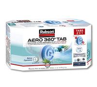 Rubson AERO 360° Refill Tabs Fresh Source Scent, Moisture Absorber Refills, Ultra Absorbent & Odour Free, Dehumidifier Refill, 4 x 450 g