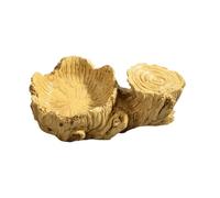 Rubu22a Brazilian Wooden Pallet for Holding Water Drops and Soil.Resin Rooted Lucky Tray with Display Table.Hydroponic Plant Pot for Holding (A)