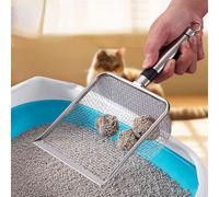 Rubu22a Garden Soil Sieve - 5" Wide, Garden Sieve with Handle (Mesh Size 2/2.8/3.8/5mm) - Portable Garden Sieve for Sorting Sand, Soil, Dirt and Compost (4.3mm)