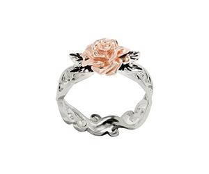 Rubu22a Ring Natural Gold Jewellery Rose Wedding Diamond White Rings Women's Ring, As show, 11