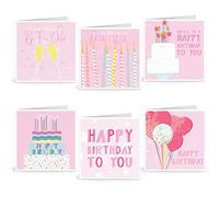 Ruby Ashley Birthday Cards for Women. 30 Recyclable Birthday Cards & Envelopes. Multipack Made in the UK