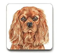 Ruby Cavalier King Charles Spaniel Dog Breed Coaster (CST-260)