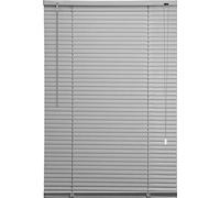 Ruby Deals PVC Window Venetian Blind Blinds Easy Fit Curtains Trimmable Fittings Windows Treatment Shutters Twist Open Close (Grey-PVC, 45cm wide (17.7'') x 213cm)