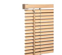 Ruby Deals PVC Window Venetian Blind Blinds Easy Fit Curtains Trimmable Fittings Windows Treatment Shutters Twist Open Close (Natural-PVC, W 105cm(41.3'') x H 213cm (83.8")