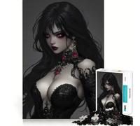 Ruby Eyes of The Abyss 1000 Pieces Jigsaw Puzzles for Adults Improve Memory Peaceful Fun Sharp Edge (50x75cm)