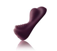 Ruby Glow Contoured Sit On Dual Motor Vibrator Rocks Off Purple One Size