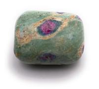 Ruby In Fuchsite With Kyanite Large Crystal Tumbled Stone, 30-35mm - Energy In Harmony - 1 Pc