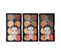 Ruby Kisses 3D Cream Contour Artist Set 3 Pack (Light Light Medium Medium Dark)