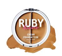 Ruby Kisses 3D Face Creator Cream Foundation & Concealer 12 Hours Long Lasting Medium to Full Coverage Non-Greasy Ideal for Makeup & Con