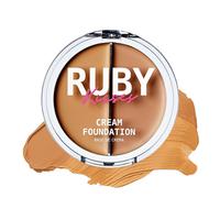 Ruby Kisses 3D Face Creator Foundation & Concealer RDF - 12Hr Long-Lasting, Medium to Full Coverage, Non-Greasy, Wig-Friendly (16 Shades)