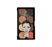 Ruby Kisses Flawless Finish with 3D Contour Cream Makeup Palette - Lightweight Multi-Palette Contouring Foundation Creamy Sculpt &Highlighting De