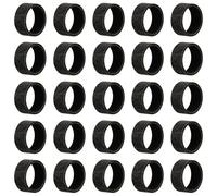 RUBY.Q 25/50/100 Pack Copper Crimp Rings, 1/2" / 3/4" / 1" PEX Copper Crimp Rings, for Pex Pipe Connection (1/2", 25 Pack)