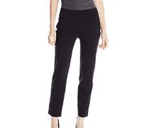RUBY RD. Women's Petite Pull-On Solar Millennium Super Stretch Pant, Black, 16 Petite