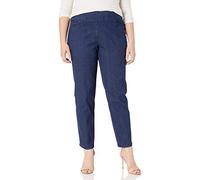 RUBY RD. Women's Plus-Size Pull-On Extra Stretch Denim Jean, Dark Indigo, 14W