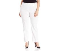Ruby Rd. Women's Plus-Size Pull-On Extra Stretch Denim Jean, White, 16W