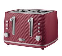 Ruby Red Cascade 4 Slice Toaster