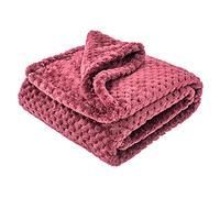 Ruby Red Pet Blanket - Warm Soft Fuzzy Blankets for Puppy, Kitten, Small, Medium, Large Dogs & Cats - Plush Fleece Throws for Bed, Couch, Sofa, Travel (L/40" x 48")