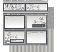 Ruby Rock-It June-Year Review DS Paper, Acrylic, Multicolour, 30.48x31.75x0.1 cm