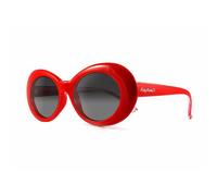 Ruby Rocks Ladies 'Antigua' Oval Sunglasses In Red