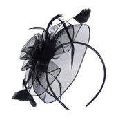 Ruby Rocks Marianne Fascinator - Black