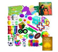 Ruby’s Sensory Set 50-Piece Sensory Toy bundle with 2 free Storybooks (eBooks). Fidget Toys for Autism, ADHD, Anxiety Support, SEN and Calm Play Gift Set.
