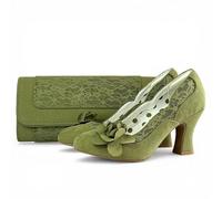 Ruby Shoo Chrissie Court Shoe and Matching Tirana Bag Olive