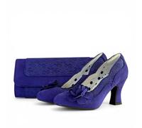 Ruby Shoo Chrissie Court Shoe and Matching Tirana Bag Purple