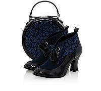 Ruby Shoo Emma Flexible Comfortable Boot & Matching Alberta Bag Midnight Blue 7