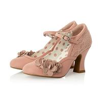 Ruby Shoo Lynn Bar Shoe with Indulgence Soles Dusty Pink 3